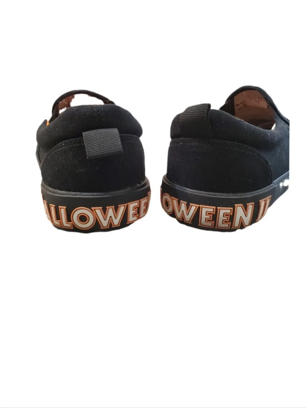 Ground Up Men's Halloween II Black Michael Myers Slip On Casual Sneakers 7